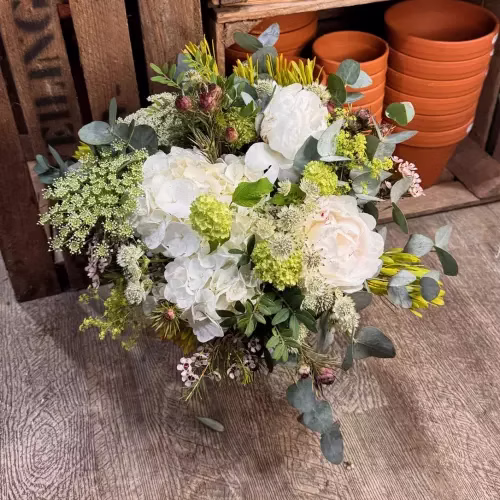 Bouquet Blanc et Vert